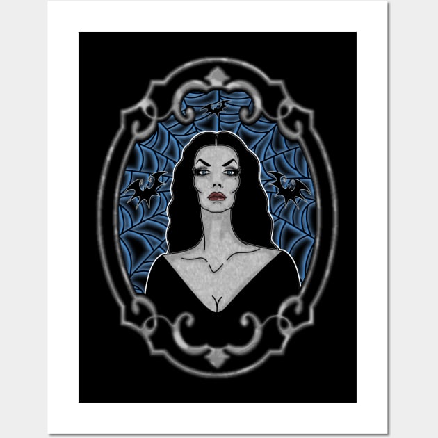 Vampira Wall Art by VixxxenDigitalDesign